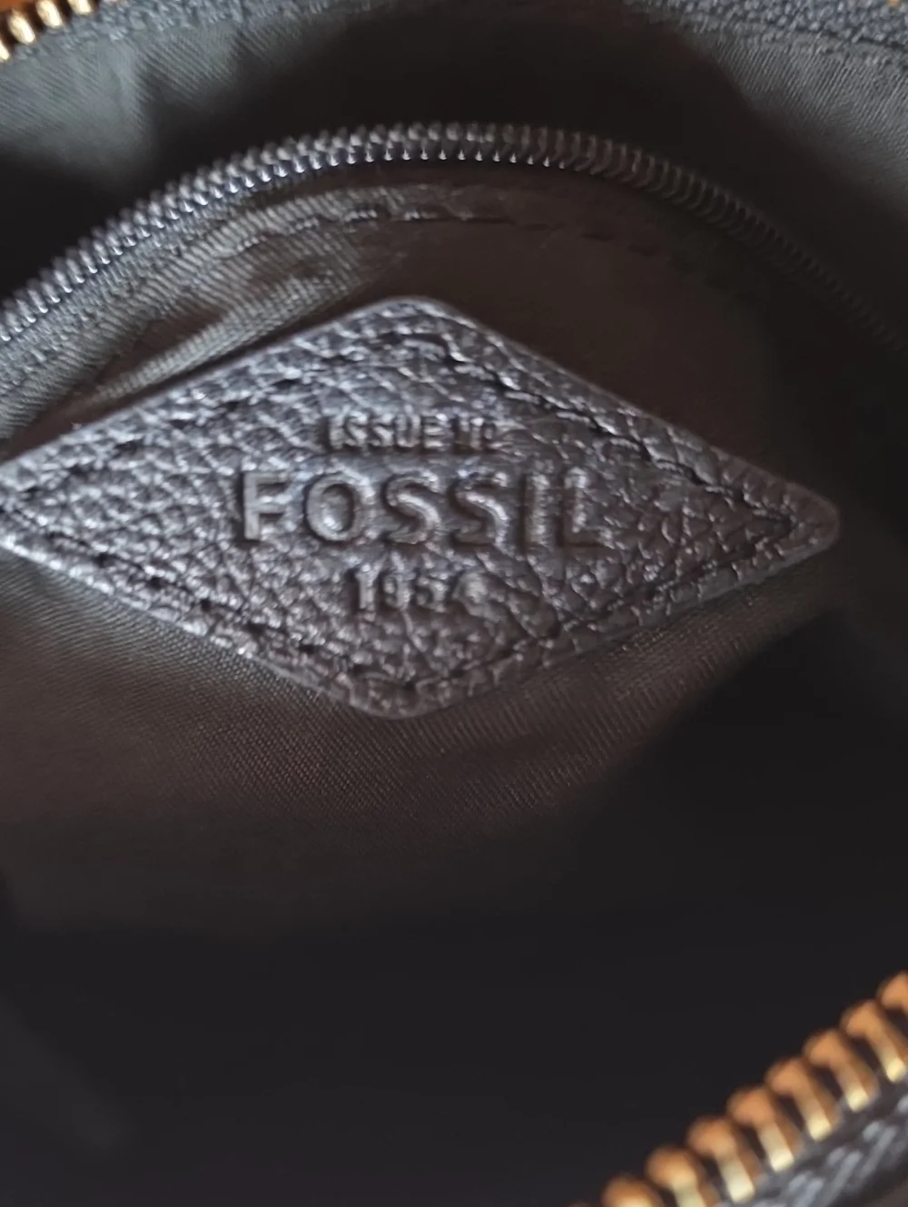 Fossil Fiona Small Black Leather Shoulder/Crossbody Bag EUC